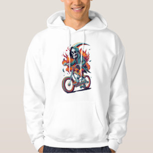 Raster Reaper on FlamMotorcle Bike Hoodie