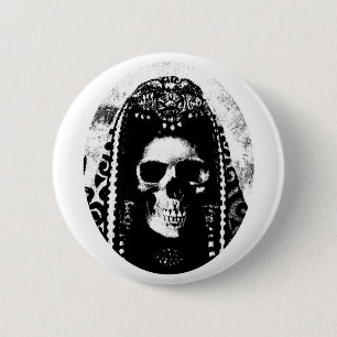 Raster Reaper Skull-design Knapp