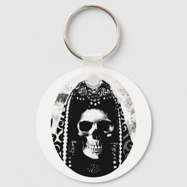 Raster Reaper Skull-design Nyckelring (Framsida)