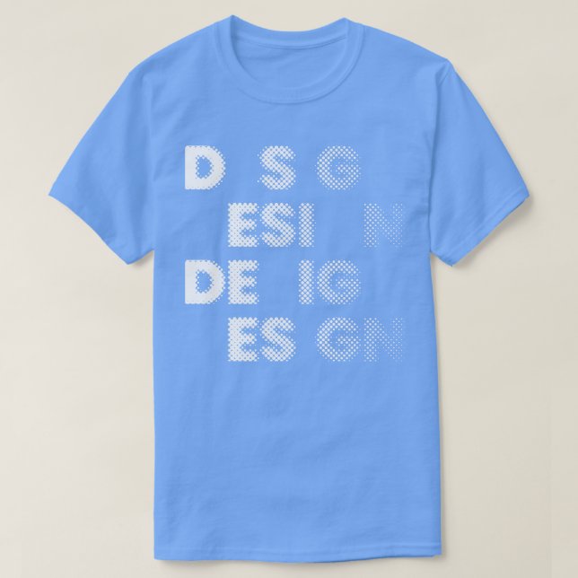 Raster Typography-design T Shirt (Design framsida)
