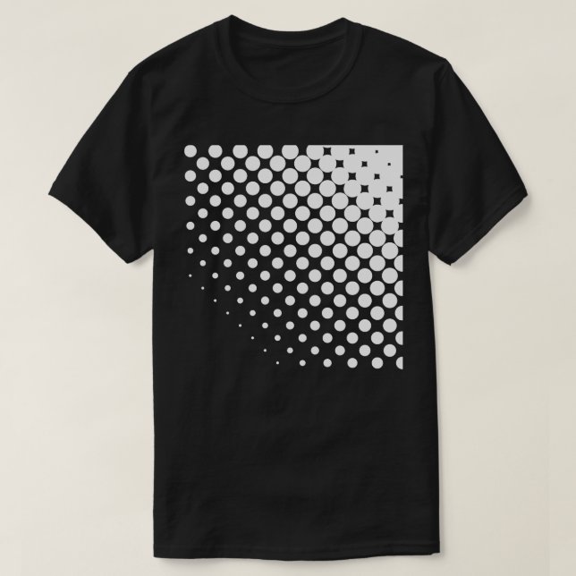 rastergeometrisk kvadrat t shirt (Design framsida)