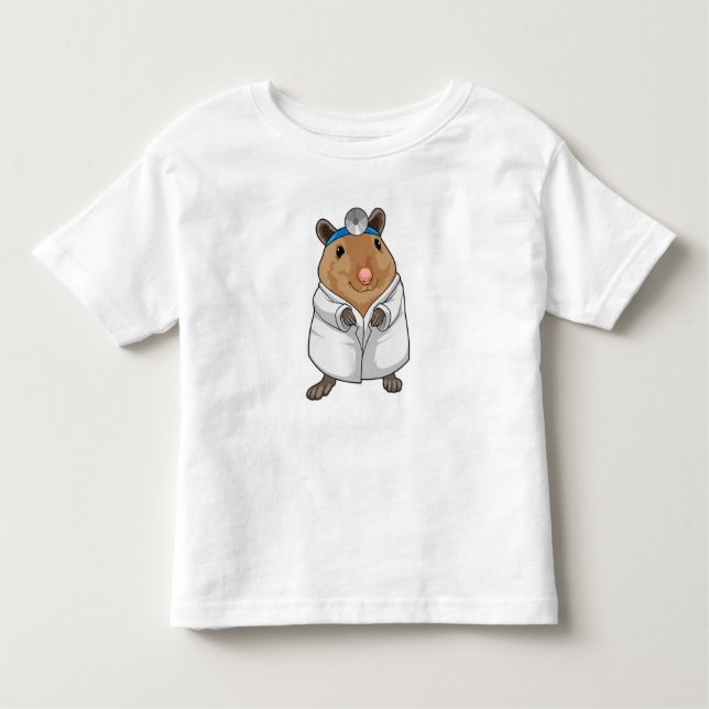 Rat as Doctor with Doctor's coat T Shirt (Framsida)