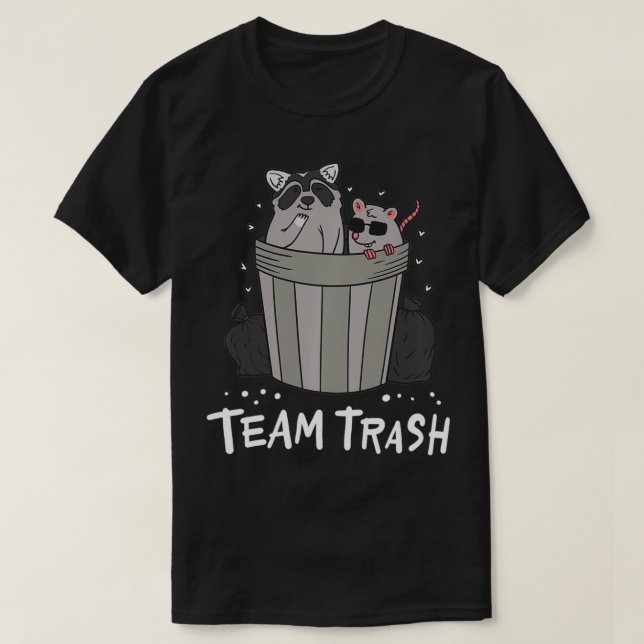 Rat Raccoon Funny Pullover  T Shirt (Design framsida)