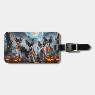 Rat Terrier Halloween Kuslig Bagagebricka