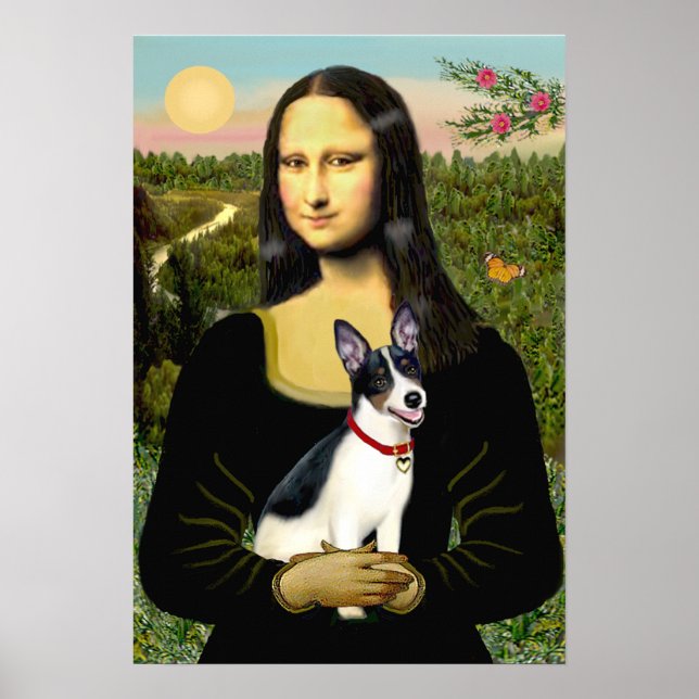 Rat Terrier - Mona Lisa Poster (Framsidan)