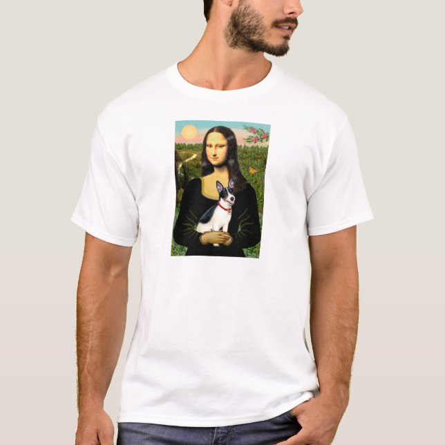 Rat Terrier - Mona Lisa T-shirt (Framsida)