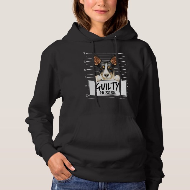 Rat Terrier Mugshot Skyldig Hund T Shirt (Framsida)