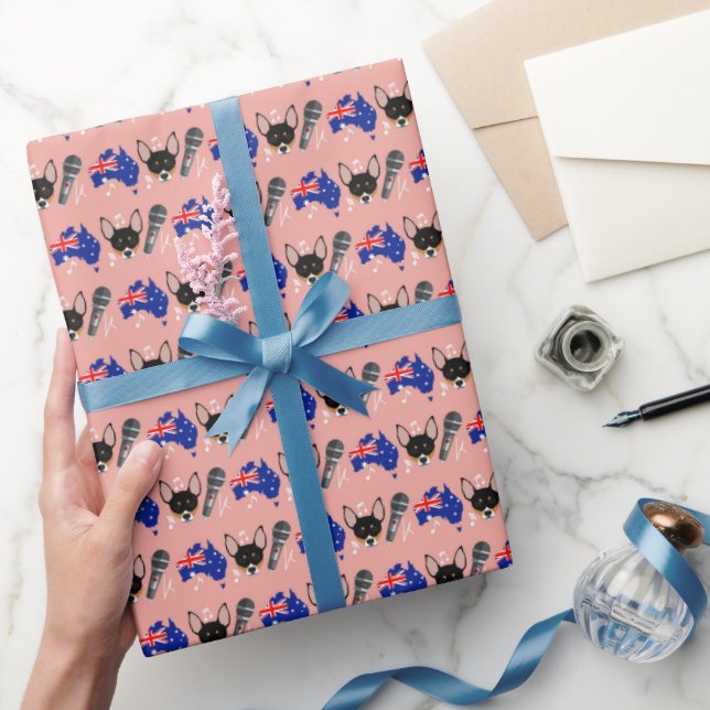 Rat Terrier presentpapper (Gifting)