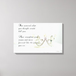 Räta upp Krona Canvastryck