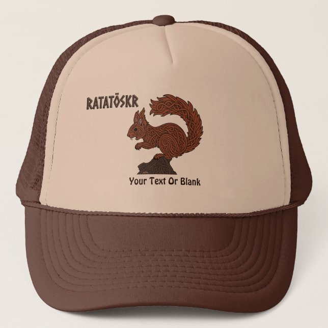 Ratatöskr, nordisk/viking ekorre keps (Framsida)