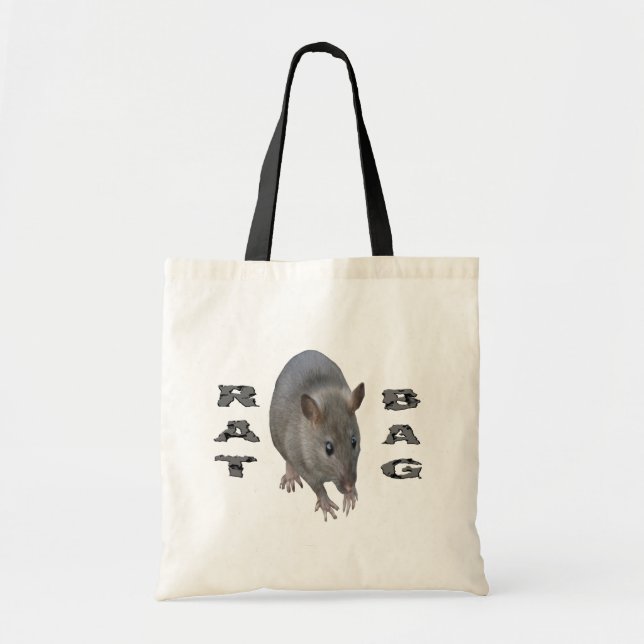 RATBAG Råtta Tiny Tote Bag Tygkasse (Framsidan)