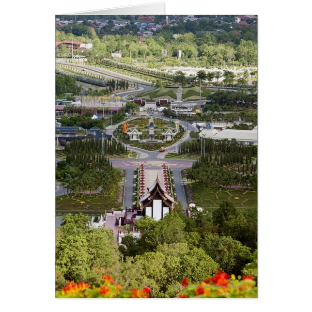 Ratchaphruek Flower Festival Hälsningskort (Framsidan)