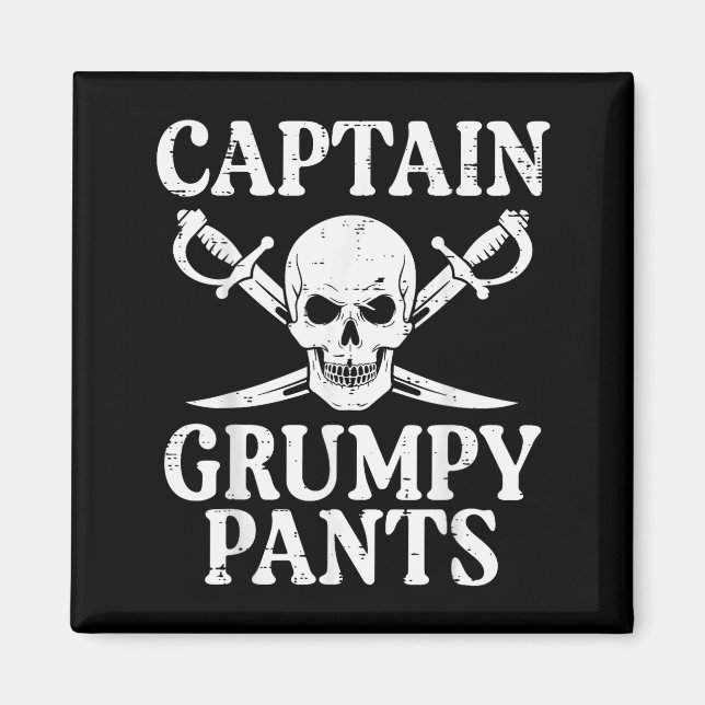 Rate Captain Mpy Pants Funny Humor Quote Men Women Magnet (Framsidan)