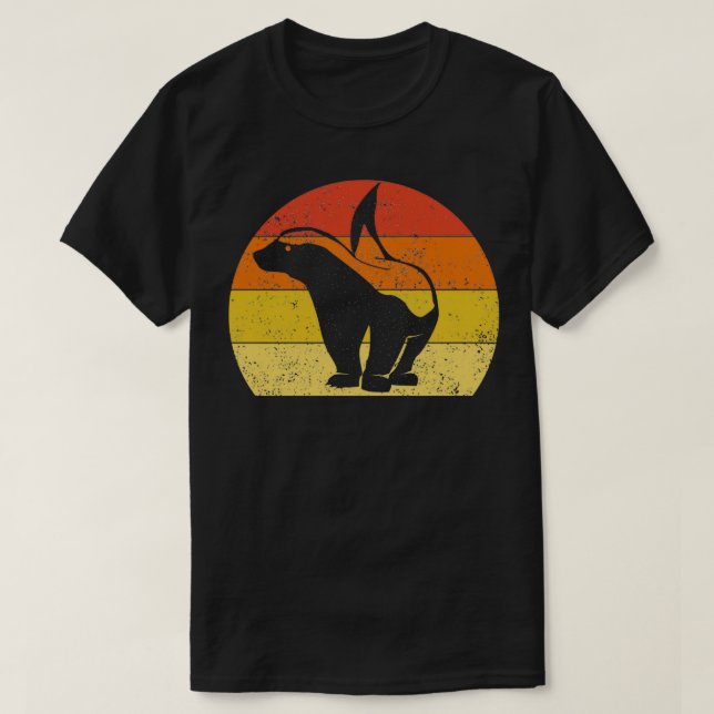 Ratel Solnedgång, Vintage 2 T Shirt (Design framsida)