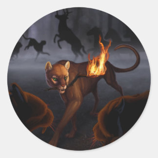 Rathas skapelse runt klistermärke