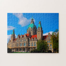 Rathaus Hannover Tyskland. Pussel