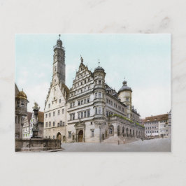 Rathaus of Rothenburg Vykort