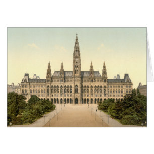 Rathaus, Wien, Österrike Hälsningskort