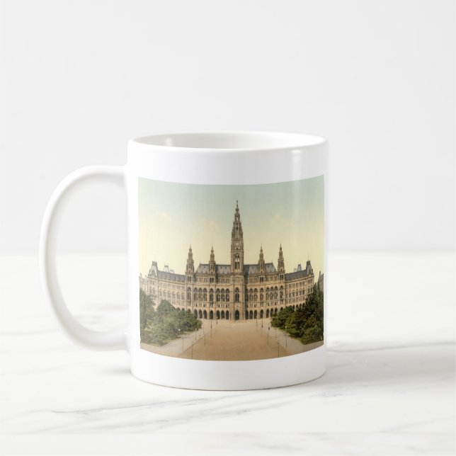 Rathaus Wien, Österrike Kaffemugg (Vänster)