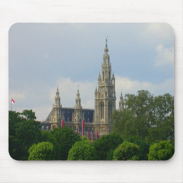Rathaus, Wien Österrike Musmatta (Framsidan)