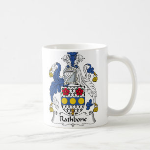 Rathbone familjvapensköld kaffemugg