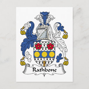 Rathbone Family Crest Vykort