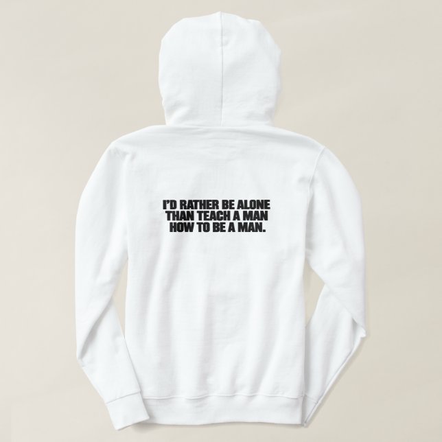 Rather Be Alone T-Shirt (Design baksida)