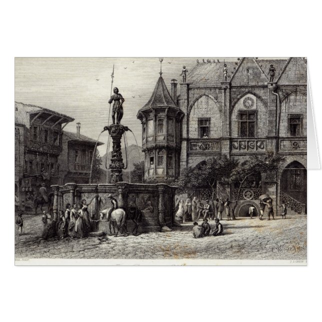 Rathhaus, Hildesheim Hälsningskort (Framsidan Horizontal)