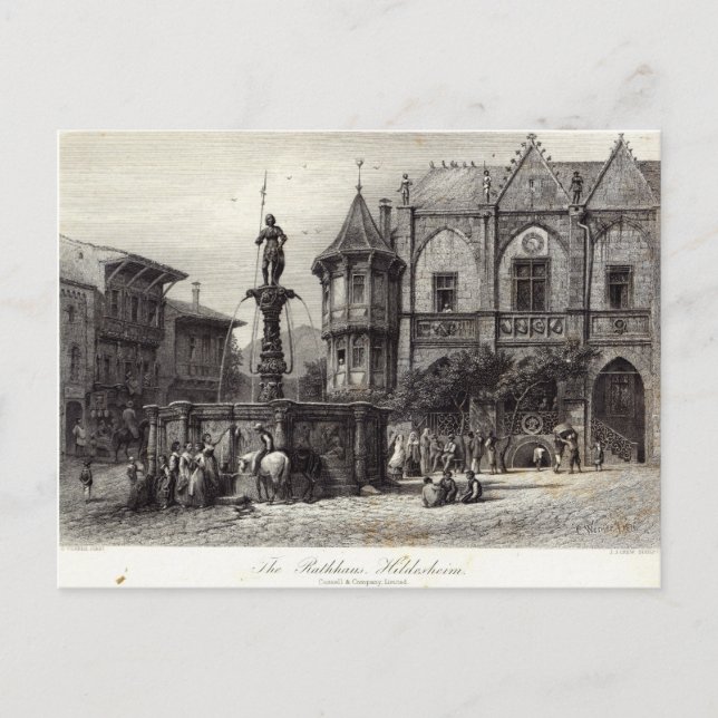 Rathhaus, Hildesheim Vykort (Framsida)