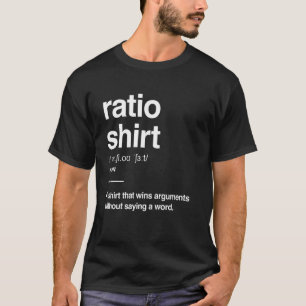Ratio Definition Rolig Gen Z Gen Alpha Slang Trend T Shirt