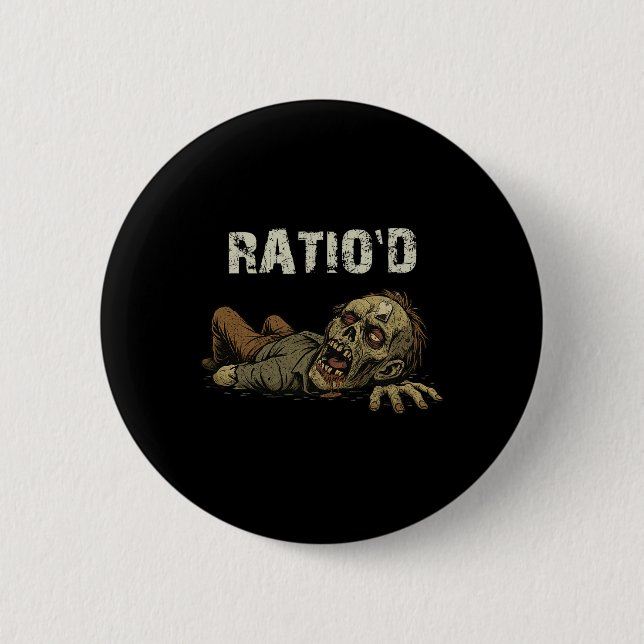 Ratio'd Teag-meme Rolig Zombie-Npc Ratioad Spelare Knapp (Framsida)