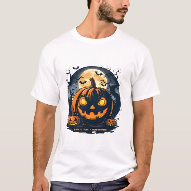 Rätnattvibes - Halloween-grafiktecken T Shirt (Framsida)