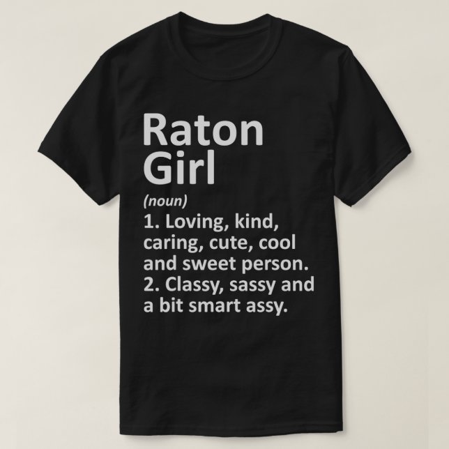 RATON L NM NEW MEXICO Funny City Roots Gift T Shirt (Design framsida)