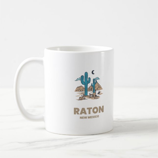 Raton - New mexico Kaffemugg (Vänster)
