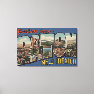 Raton nya - mexico - stora brevplatser canvastryck