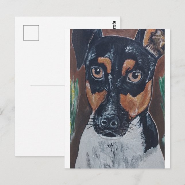 Ratonero i Canyon Painting av Alfred Fox Vykort (Fram/baksida)