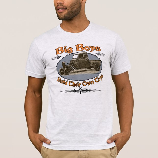 Ratrod lastbil t shirt (Framsida)