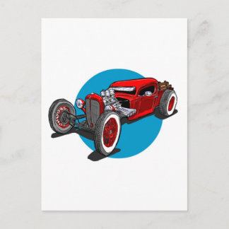 Ratrod lastbil vykort