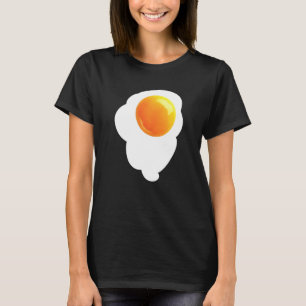 Rått ägg Knäckt kycklingägg Vithäfte Guleserum T Shirt