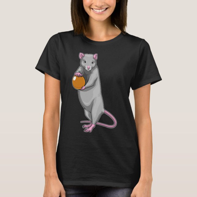 Rått Bowling Bowlingsport  T Shirt (Framsida)