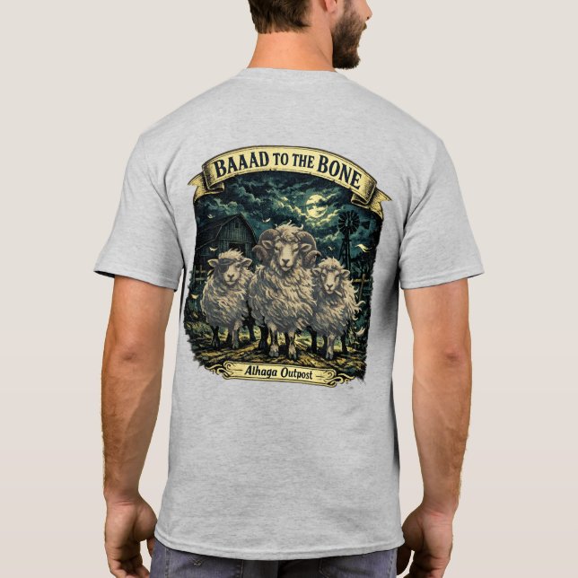 Rätt elak till bones -  t shirt (Baksida)