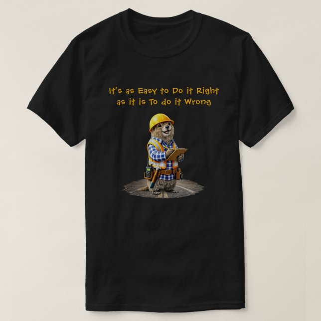 "Rätt & Fel" (1) T Shirt (Design framsida)