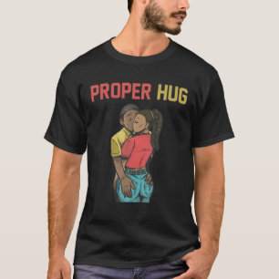 Rätt Hug I Kärlek, hennes knut, afrikansk amerik T Shirt