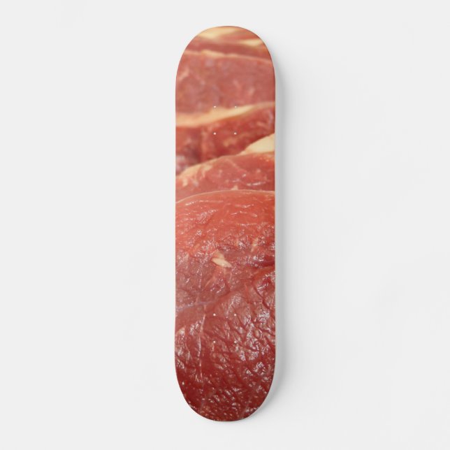 Rått kött skateboard bräda 20 cm (Framsida)
