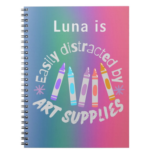 Rätt kul färgrik anteckningsbok (Framsidan)