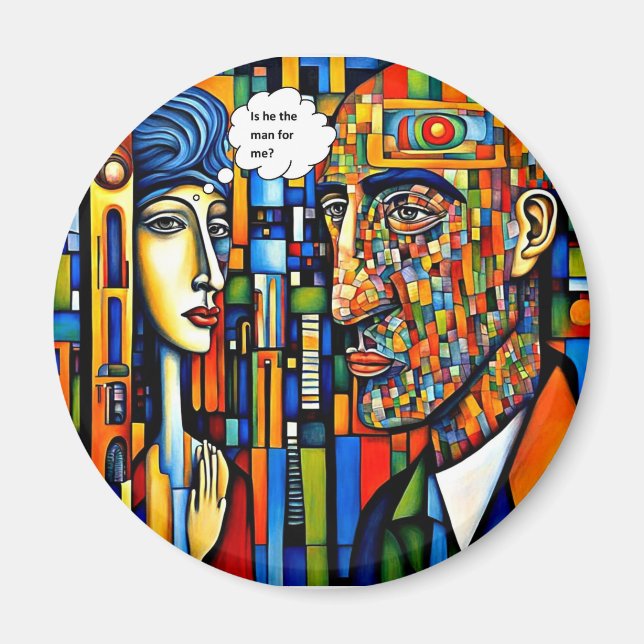 Rätt man för mig magnet (Framsidan)