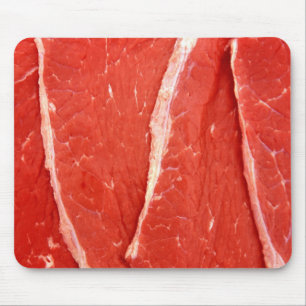 Rått nötköttSteakkött Mousepad/Mousemat Musmatta