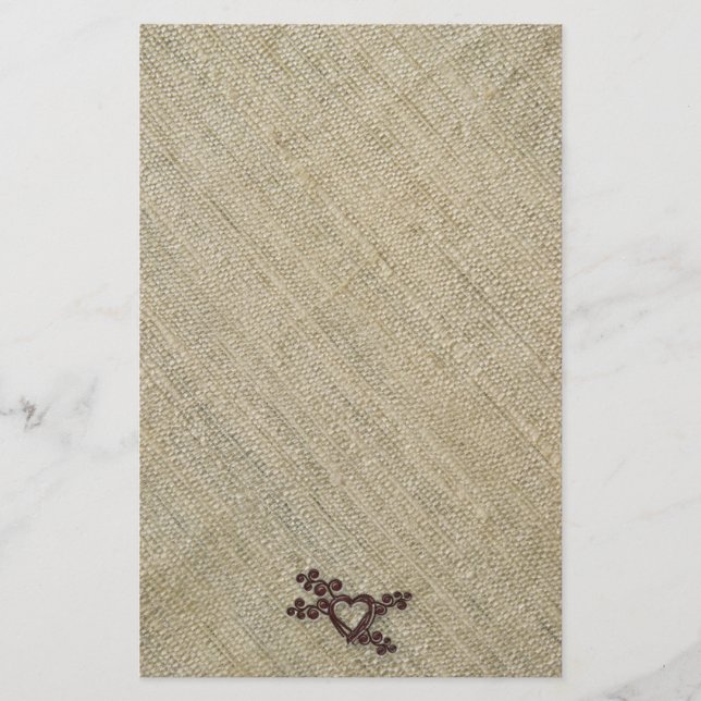 rått silke brevpapper (Framsida)