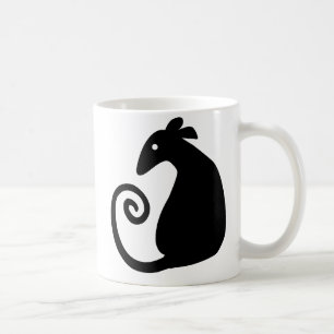 Rått siluett mugg