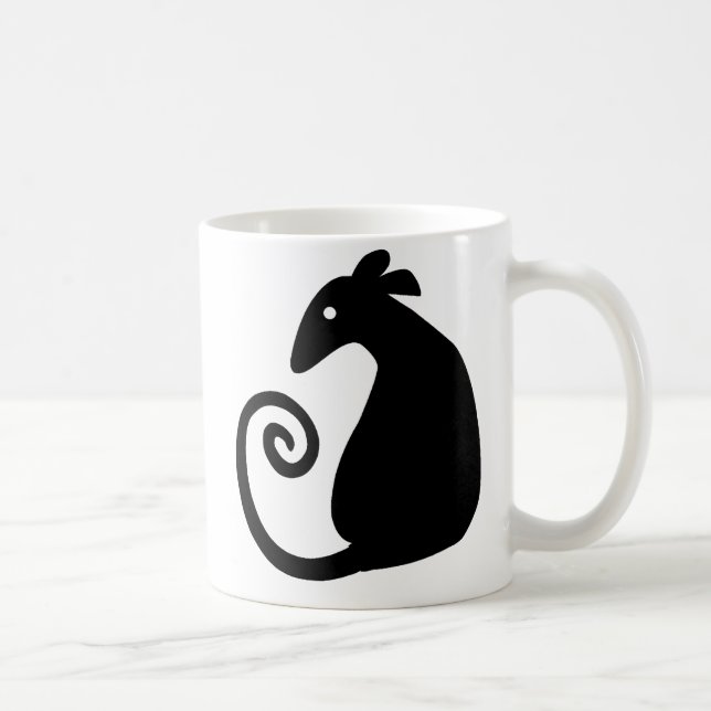 Rått siluett mugg (Höger)
